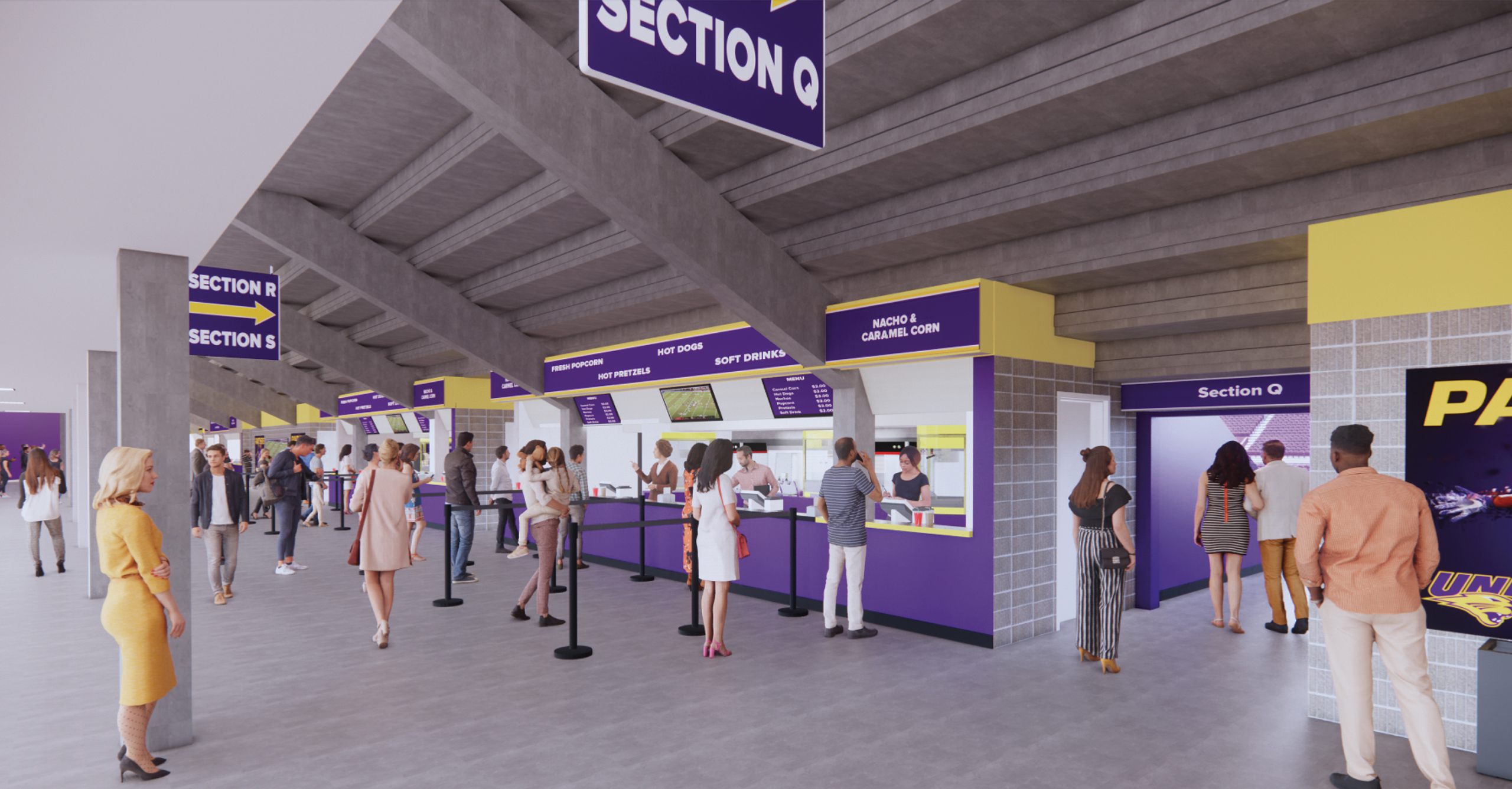 Concession rendering