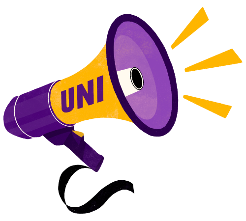 A UNI megaphone
