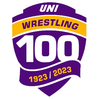 UNI Wrestling-1923 to 2023-100 Year Anniversary logo