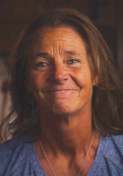 Close up of Bobbi Petersen.