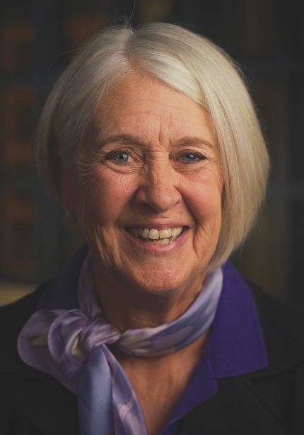 Close up of Michele Rourke.